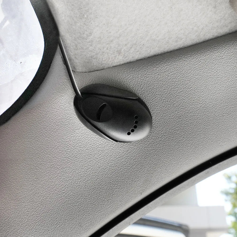 external microphone installed in car door, wires are all hidden. external microphone installed in car door, wires are all hidden.