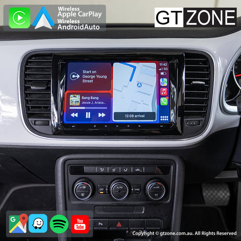 Volkswagen Beetle Head Unit Upgrade Kit (2012-2019) - 9inch Wireless Multitouch Smartscreen with Apple Carplay Android Auto Volkswagen Beetle Head Unit Upgrade Kit (2012-2019) - 9inch Wireless Multitouch Smartscreen with Apple Carplay Android Auto