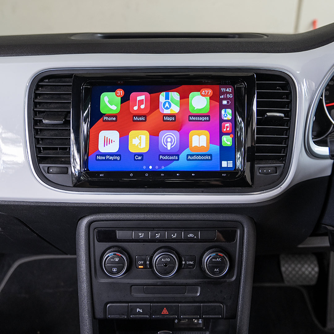 Volkswagen Beetle Head Unit Upgrade Kit (2012-2019) - 9inch Wireless Multitouch Smartscreen with Apple Carplay Android Auto Volkswagen Beetle Head Unit Upgrade Kit (2012-2019) - 9inch Wireless Multitouch Smartscreen with Apple Carplay Android Auto