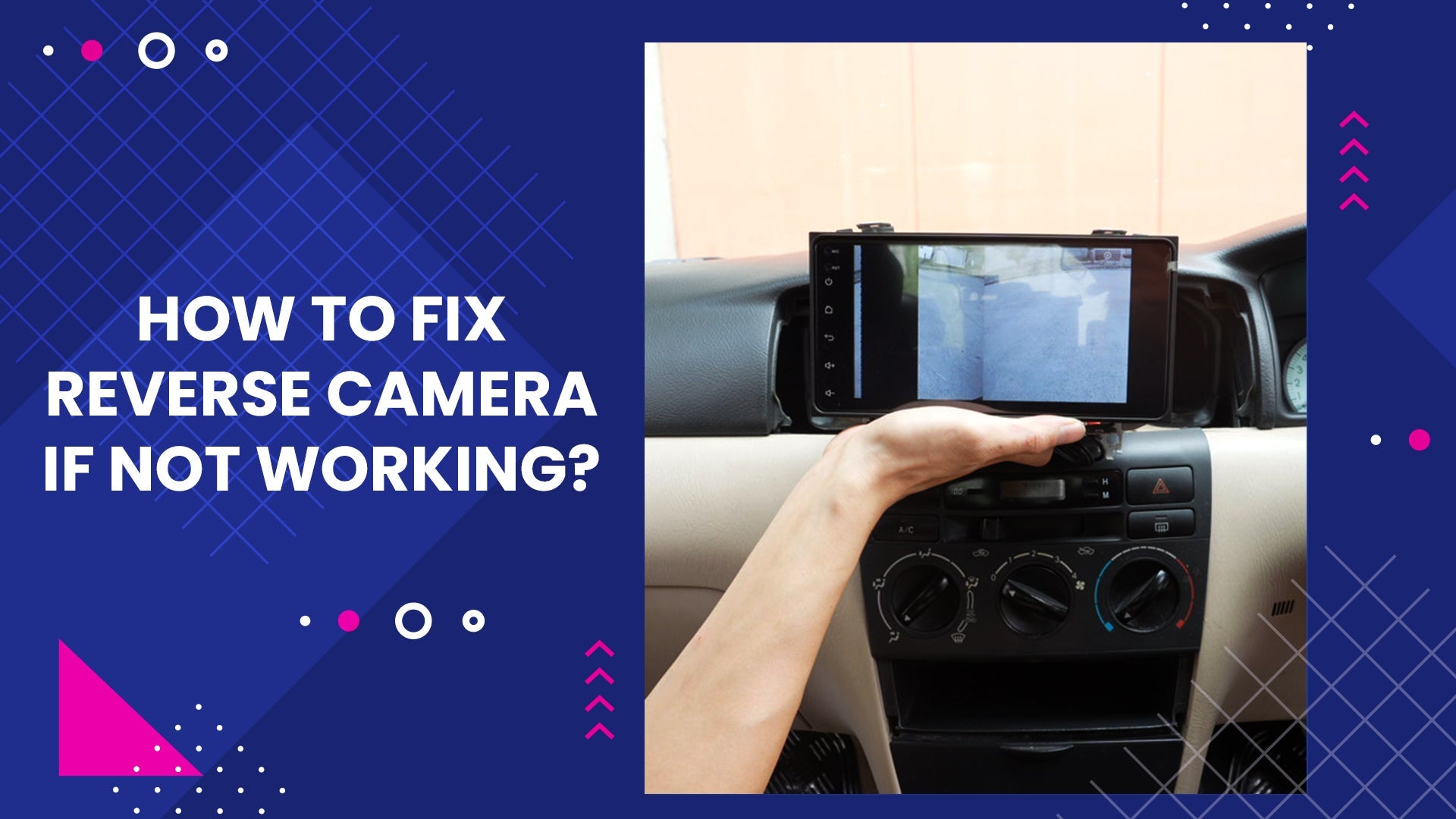 Quick Fix Reverse Camera Not Working on Aftermarket Head Unit GTzone