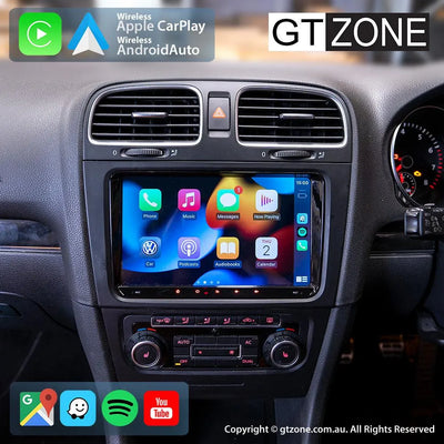 Volkswagen Golf MK6 Head Unit Upgrade Kit (2009-2013) - 9inch Wireless Multitouch Smartscreen with Apple Carplay Android Auto