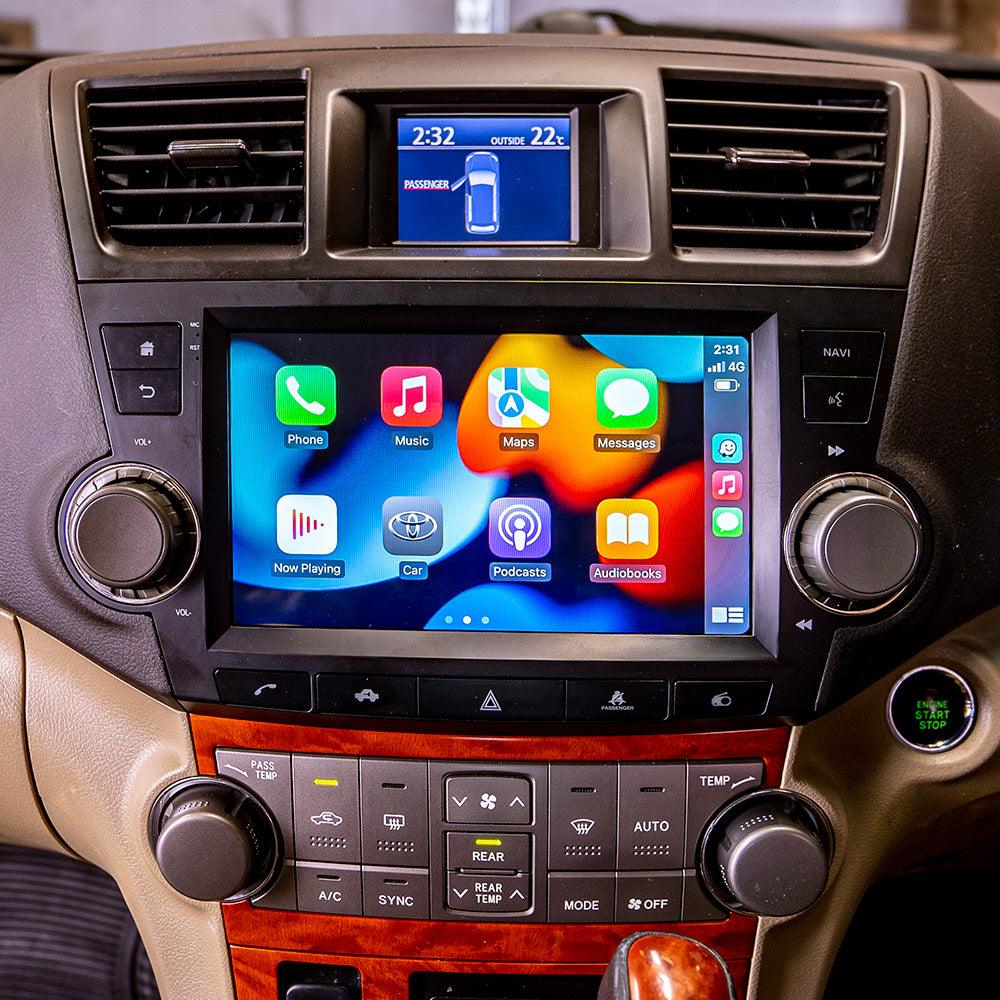 Toyota Kluger Grande 2007-2013 | 10'' Apple Carplay & Android Auto Head ...