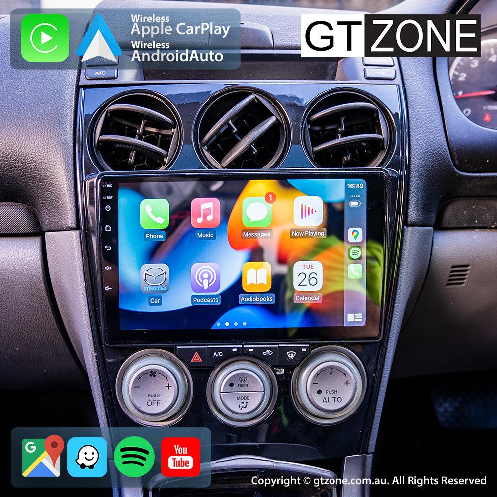Mazda 6 Carplay Android Auto Head Unit Stereo 2002-2008 9 inch