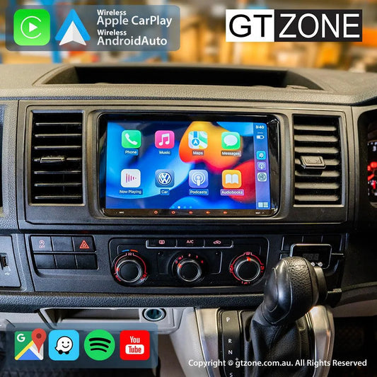 Volkswagen Transporter T6 Head Unit Upgrade Kit (2016-2019) - 9inch Wireless Multitouch Smartscreen with Apple Carplay Android Auto