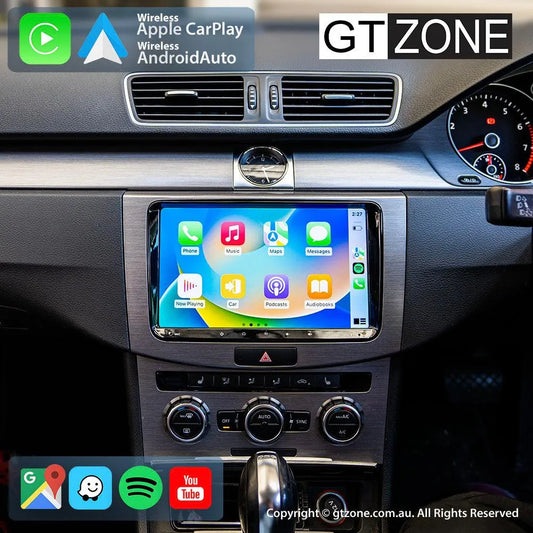 Volkswagen Passat Head Unit Upgrade Kit (2006-2015) - 9inch Wireless Multitouch Smartscreen with Apple Carplay Android Auto