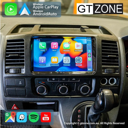 Volkswagen Transporter T5 Head Unit Upgrade Kit (2010-2015) - 9inch Wireless Multitouch Smartscreen with Apple Carplay Android Auto