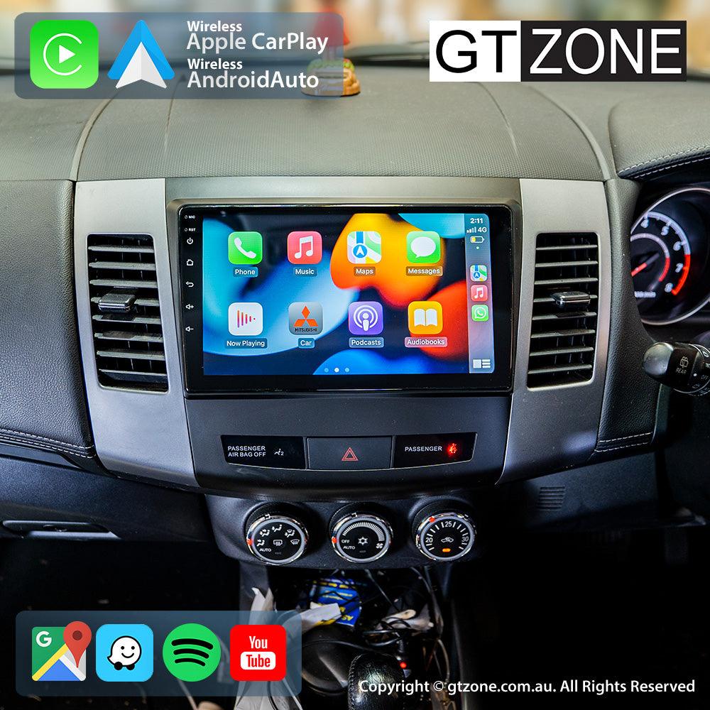 Mitsubishi Outlander Carplay Android Auto Head Unit Stereo 2007-2012 9 inch - gtzone