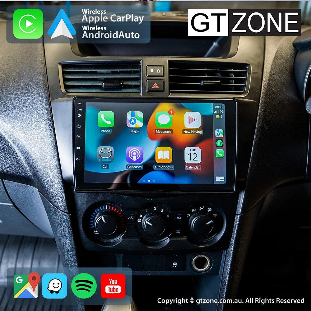 Mazda BT-50 Head Unit Upgrade Kit (2012-2018) - 9inch Wireless Multitouch Smartscreen with Apple Carplay Android Auto