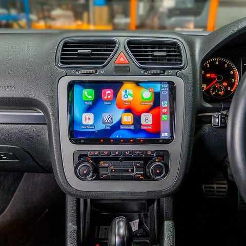 Volkswagen Eos Head Unit Upgrade Kit (2007-Present) - 9inch Wireless Multitouch Smartscreen with Apple Carplay Android Auto