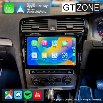 Volkswagen Golf MK7 Head Unit Upgrade Kit (2013-Present) - 10inch Wireless Multitouch Smartscreen with Apple Carplay Android Auto