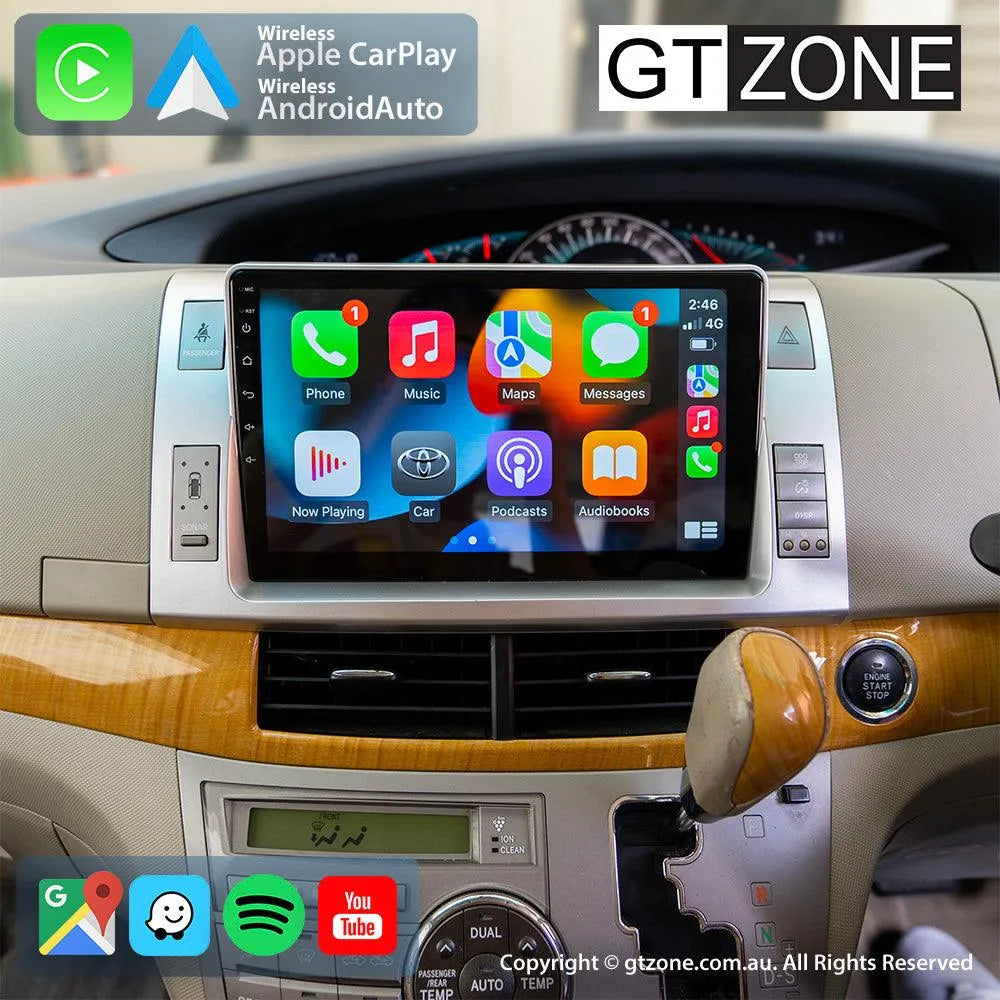 Toyota Tarago Estima Carplay Android Auto Head Unit Stereo 2011-Present 10 inch