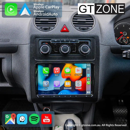 Volkswagen Caddy Head Unit Upgrade Kit (2005-2015) - 9inch Wireless Multitouch Smartscreen with Apple Carplay Android Auto