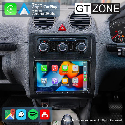 Volkswagen Caddy Carplay Android Auto Head Unit Stereo 2005-2015 9 inch
