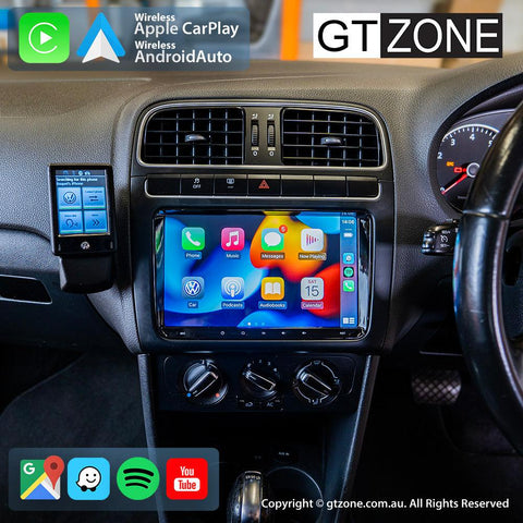 Volkswagen Polo Carplay Android Auto Head Unit Stereo 2010-2014 9 inch - gtzone