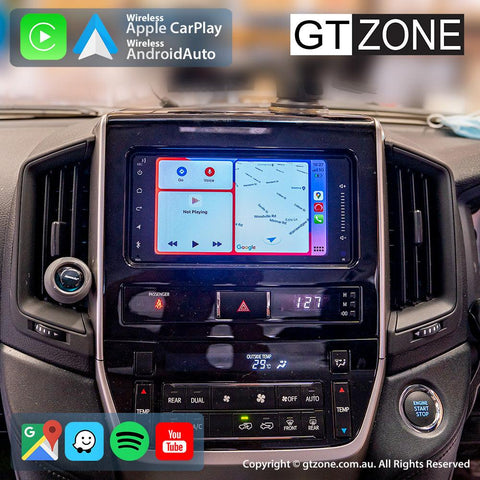 Toyota Landcruiser 200-Series Carplay Android Auto Head Unit Stereo 2016-now - gtzone