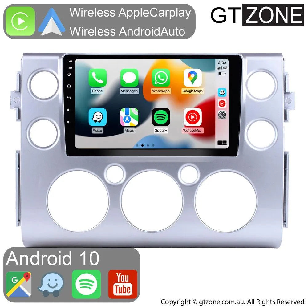 Toyota FJ-Cruiser Carplay Android Auto Head Unit Stereo 2011-2015 9 inch - gtzone