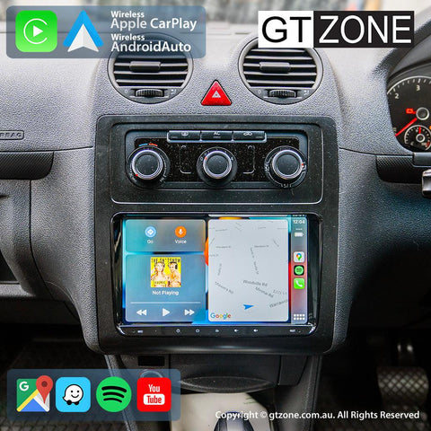 Volkswagen Caddy Carplay Android Auto Head Unit Stereo 2005-2015 9 inch - gtzone