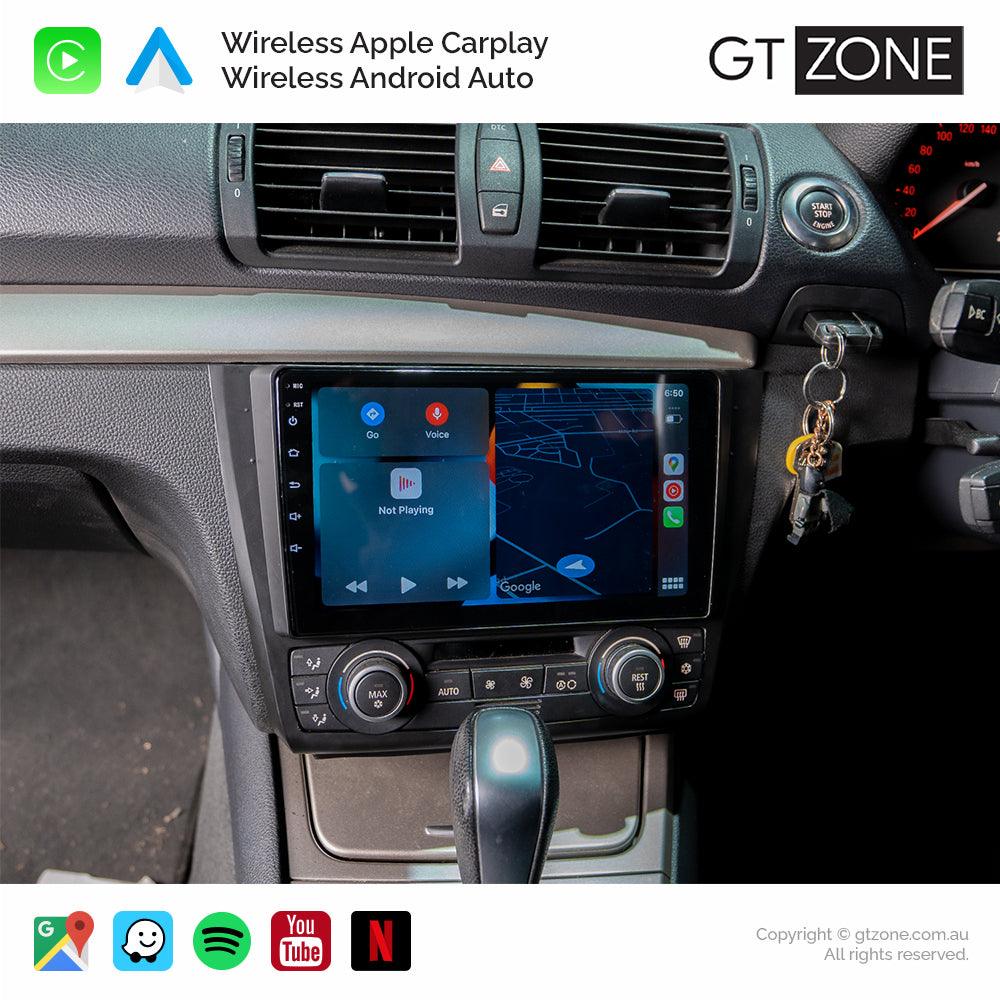 BMW 1-Series Auto-AC Carplay Android Auto Head Unit Stereo 2004-2011 9 inch - gtzone