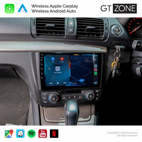 BMW 1-Series Auto-AC Carplay Android Auto Head Unit Stereo 2004-2011 9 inch