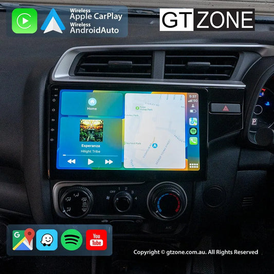 Honda Jazz Head Unit Upgrade Kit (2014-Present) - 9inch Wireless Multitouch Smartscreen with Apple Carplay Android Auto