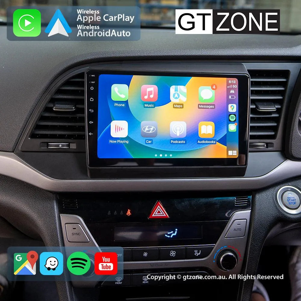 Hyundai Elantra Carplay Android Auto Head Unit Stereo 2016-Present 10 inch