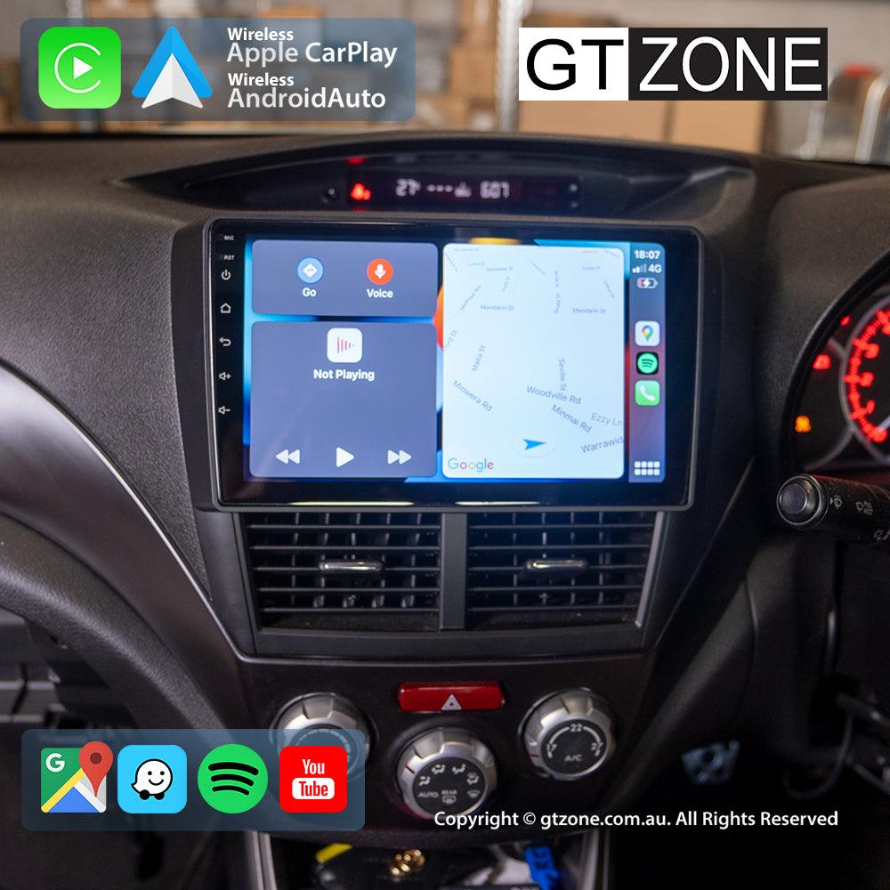 Subaru WRX Carplay Android Auto Head Unit Stereo 2007-2014 9 inch - gtzone