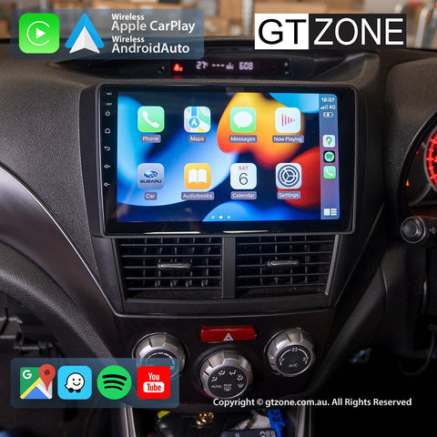 Subaru WRX Carplay Android Auto Head Unit Stereo 2007-2014 9 inch - gtzone