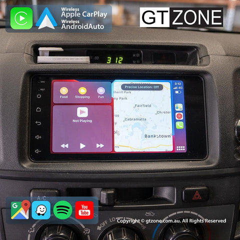 Toyota Hilux Carplay Android Auto Head Unit Stereo 2005-2015 7 inch - gtzone