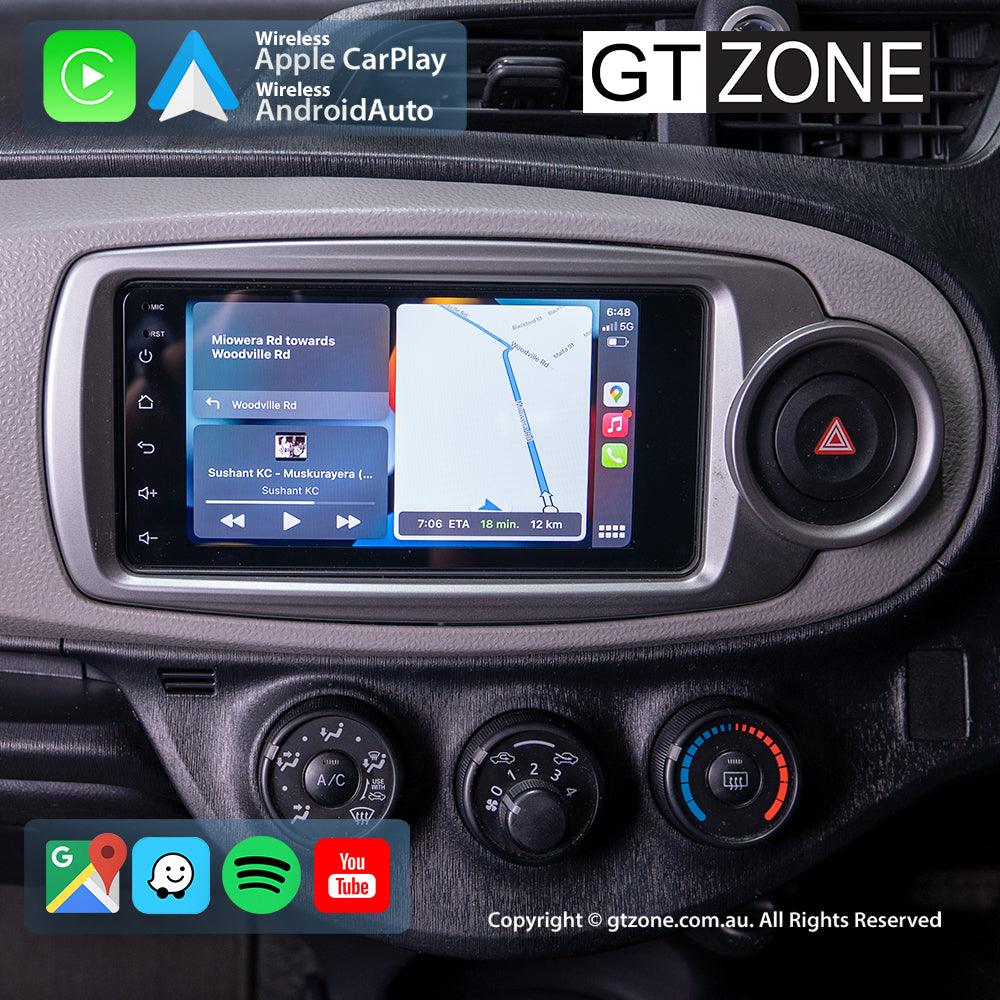 Toyota Yaris Carplay Android Auto Head Unit Stereo 2011-2013 - gtzone