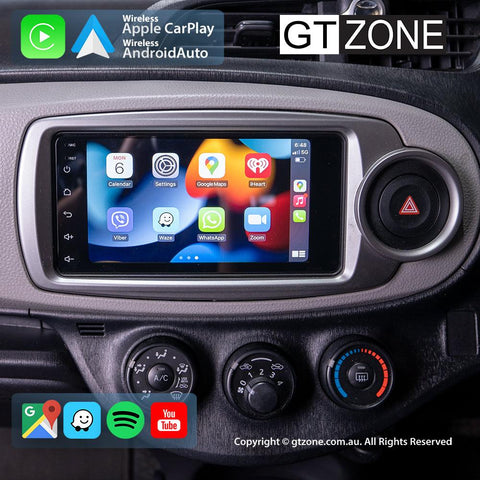 Toyota Yaris Carplay Android Auto Head Unit Stereo 2011-2013