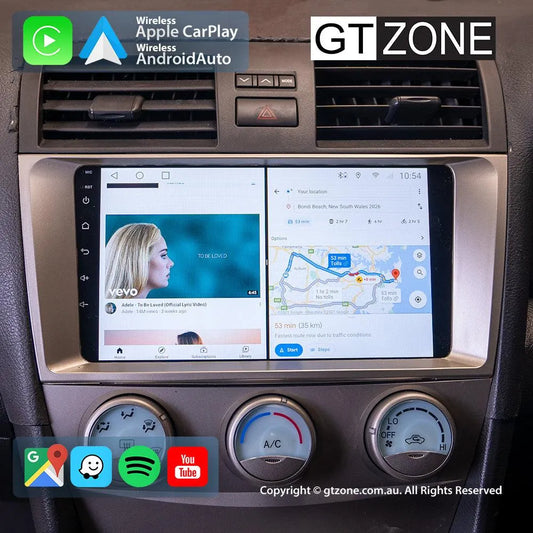 Toyota Camry Aurion Head Unit Upgrade Kit (2006-2011) - 9inch Wireless MultiTouch Smartscreen with Apple Carplay Android Auto