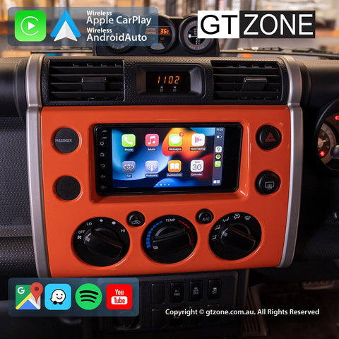 Toyota FJ-Cruiser Carplay Android Auto Head Unit Stereo 2011-2015 - gtzone