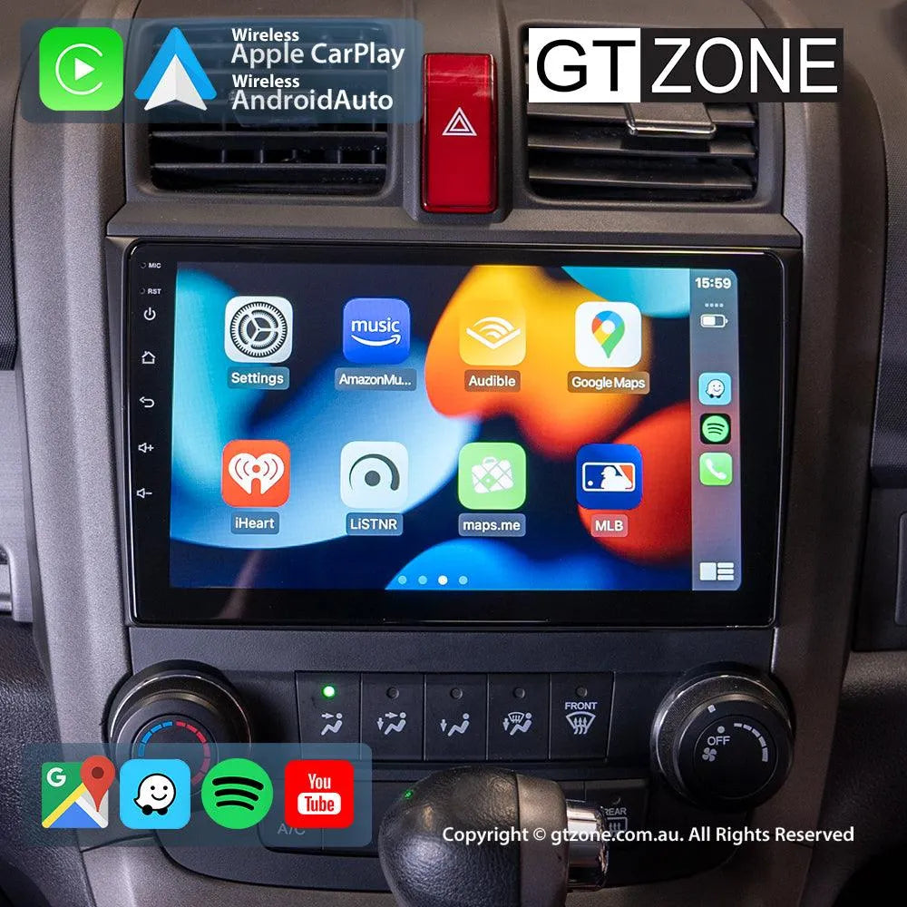 Honda CRV Head Unit Upgrade Kit (2007-2011) - 9inch Wireless Apple Carplay & Android Auto