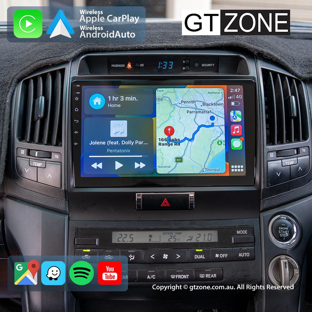 Toyota Landcruiser 200-Series Carplay Android Auto Head Unit Stereo 2007-2015 - gtzone