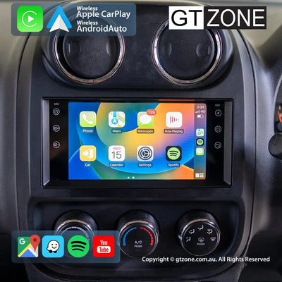 Jeep Compass Head Unit Upgrade Kit (2010-2016) - 7inch Wireless Multitouch Smartscreen with Apple Carplay Android Auto