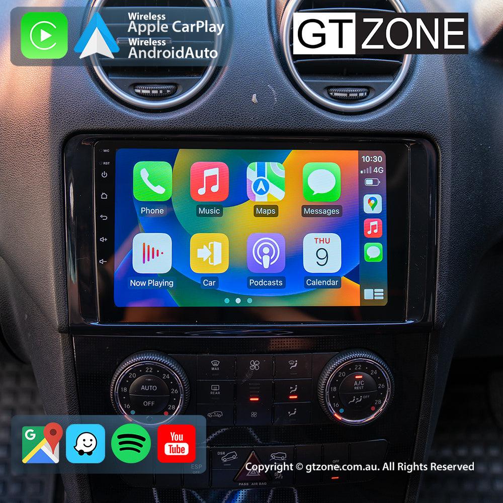 Mercedes Benz ML-Series Head Unit Upgrade Kit (2005-2011) - 9inch Wireless Multitouch Smartscreen with Apple Carplay Android Auto