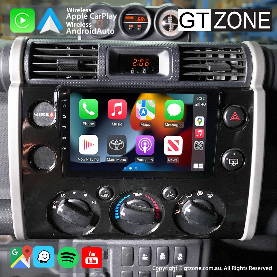 Toyota FJ-Cruiser Head Unit Upgrade Kit (2011-2015) - 9 inch Touchscreen Wireless Car Stereo with Apple Carplay & Android Auto