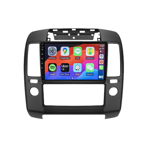 Nissan Navara D40 Head Unit Upgrade Kit (2005-2015) - 9inch Touchscreen with Wireless Apple Carplay Android Auto