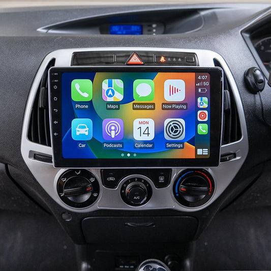 Hyundai I20 2012 after installing Apple CarPlay & Android Auto head unit.  1080