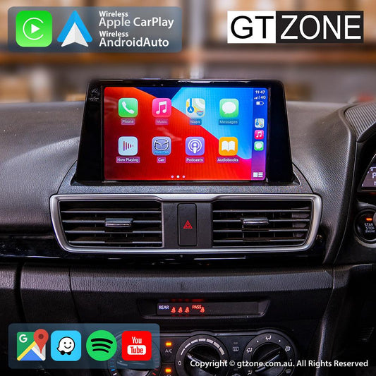 Mazda 3 Carplay Android Auto Head Unit Stereo 2013-2016 9 inch - gtzone 1000