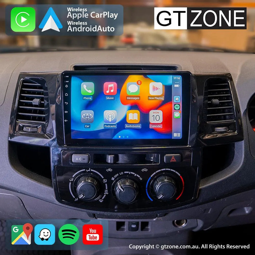 Toyota Hilux N70 Head Unit 9 Inch Upgrade Kit (2005-2015) - GTZONE – GTzone
