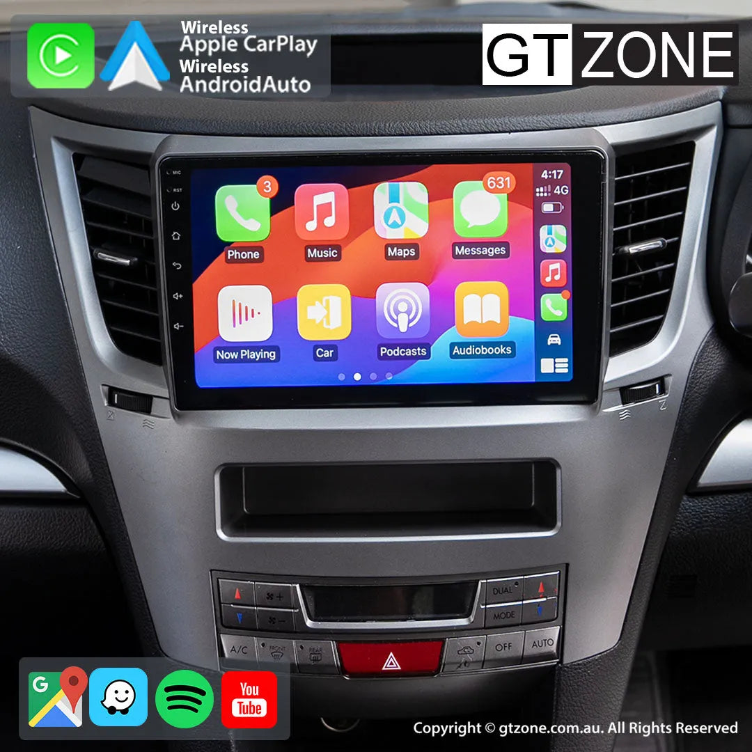 Subaru Outback Liberty Head Unit Upgrade Kit (2009-2014) - 9inch Wireless Apple Carplay Android Auto