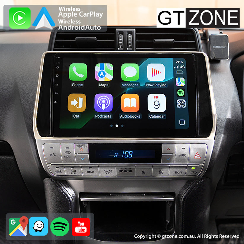 Toyota Prado 150 Head Unit 10 Inch Upgrade Kit (2018-2020) - GTZONE ...