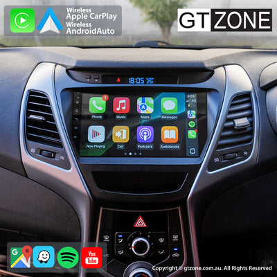 Hyundai Elantra Head Unit Upgrade Kit (2013-2015) - 9inch Wireless Apple CarPlay Android Auto