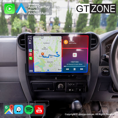 Toyota Landcruiser 79-Series Head Unit Upgrade Kit (1983-Present) - 13 inch Stereo with Wireless Apple Carplay & Android Auto