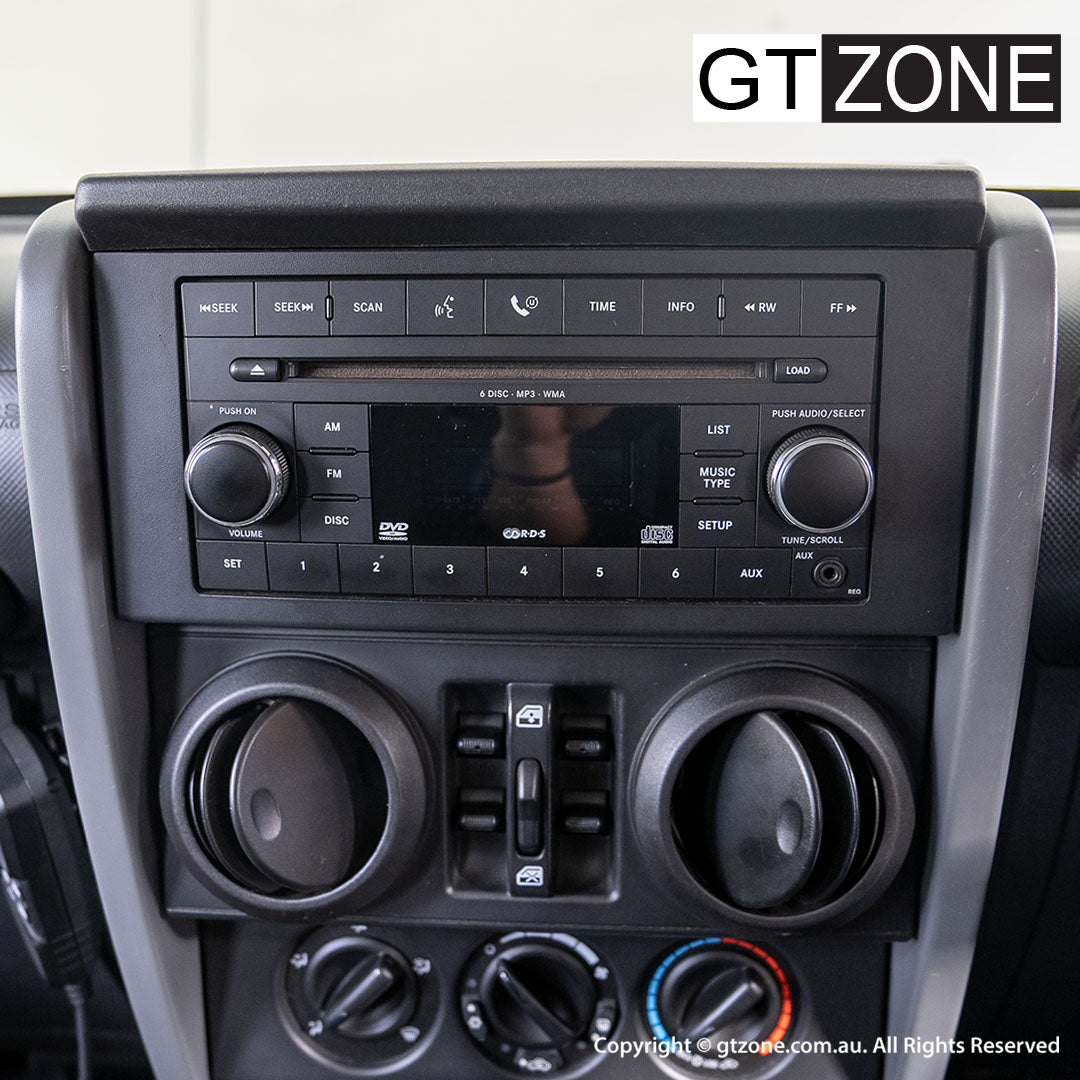 Jeep Wrangler Head Unit Upgrade Kit (2007-2015) - 7inch Touchscreen with Wireless Apple Carplay & Android Auto