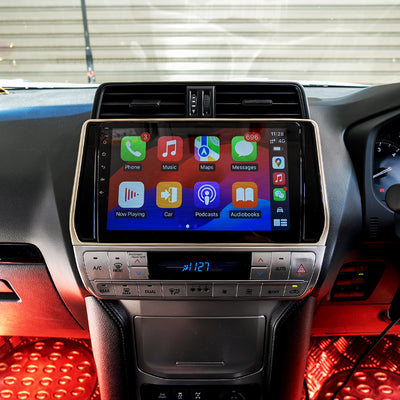 Toyota Prado 150-Series Head Unit Upgrade Kit (2018-2020) - 10inch Stereo with Wireless Apple Carplay Android Auto