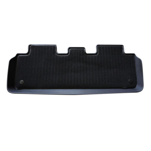 Tesla Model Y All Weather Waterproof TPE rear Floor Mat with removable anti-slip carpet.