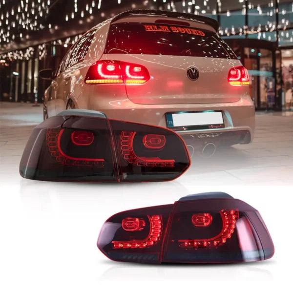 VW Golf Mk6 Sequential Red LED Tail Lights Vland