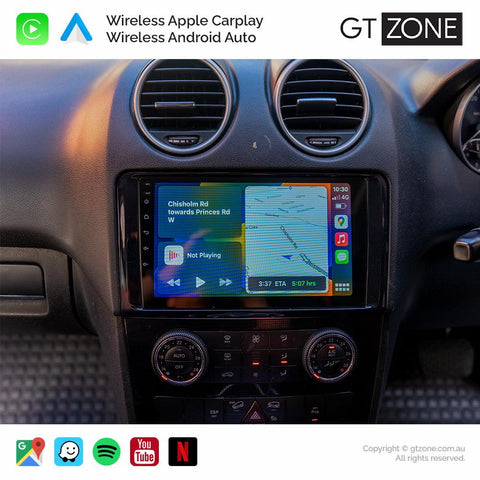 Mercedes Benz ML-W164 Carplay Android Auto Head Unit Stereo 2005-2011 9 inch